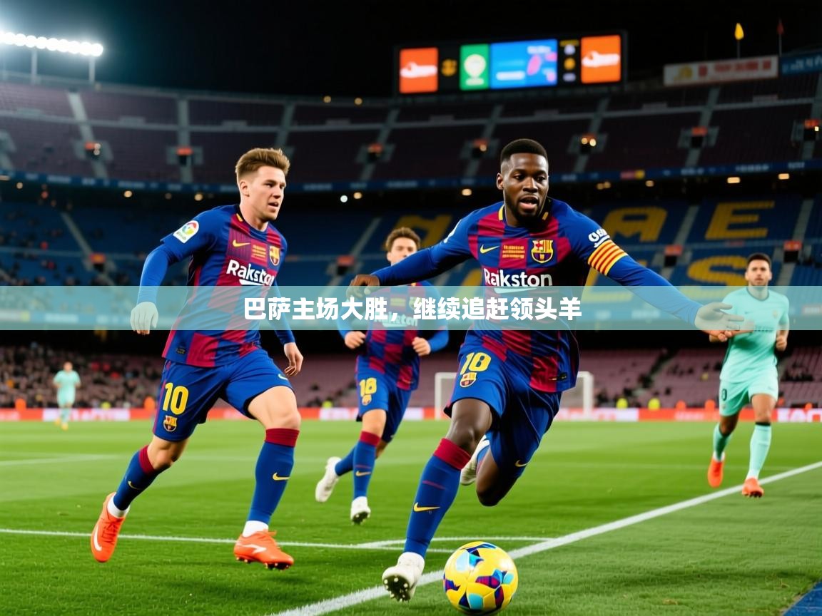 2025ued体育网页版登陆巴萨主场大胜，继续追赶领头羊  第2张