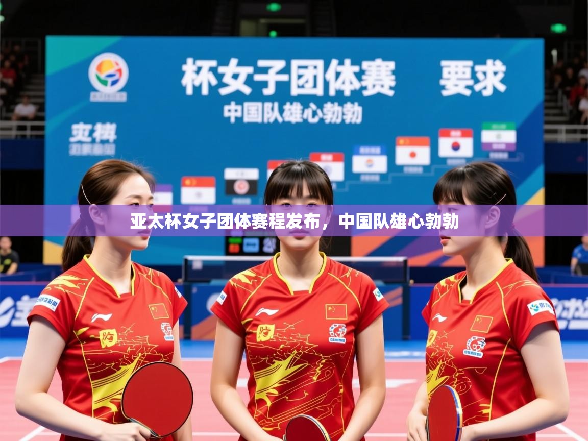 2025ued体育网页版登陆亚太杯女子团体赛程发布，中国队雄心勃勃  第1张